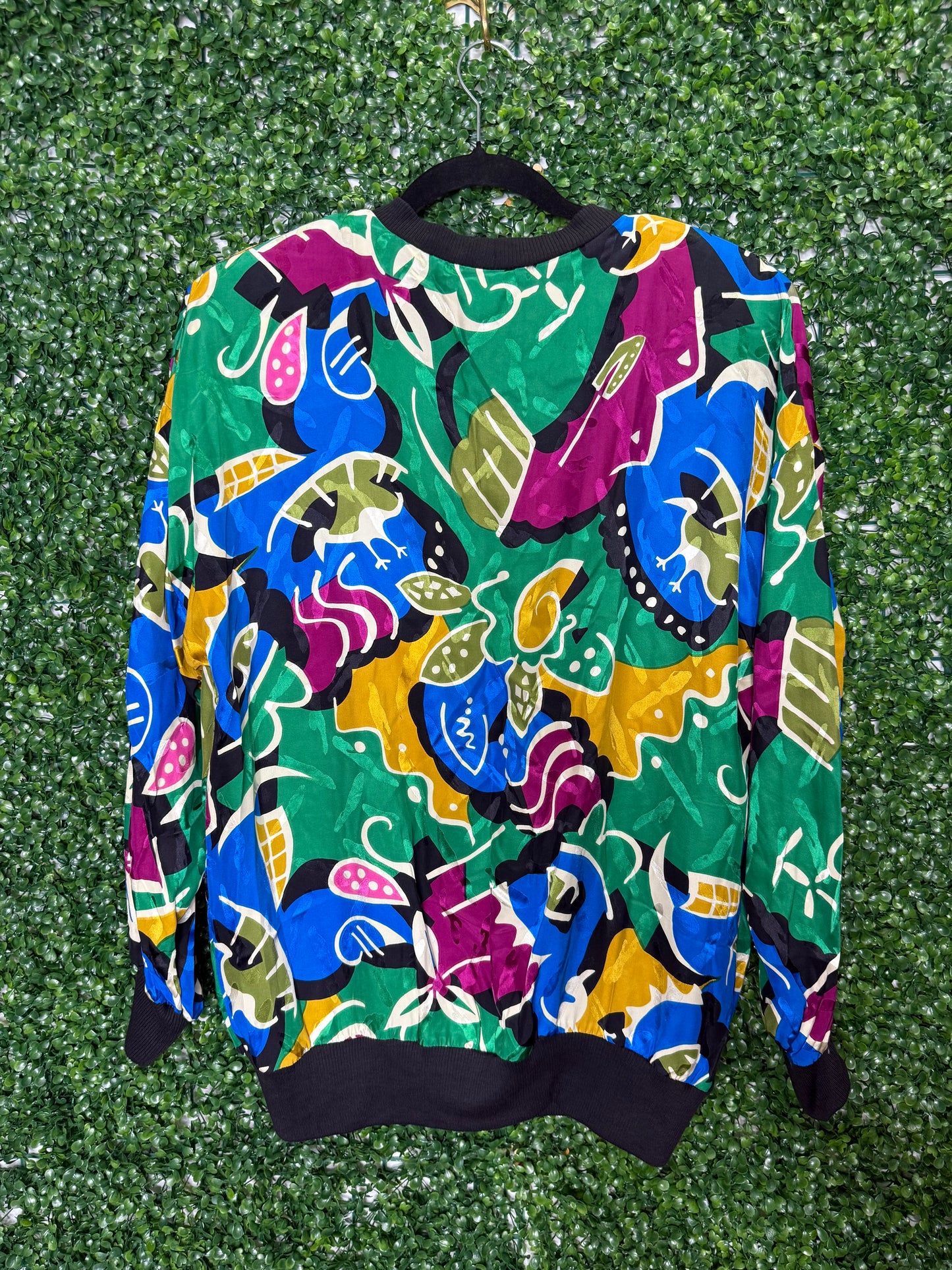Silk Dragon Vintage Cardigan Top