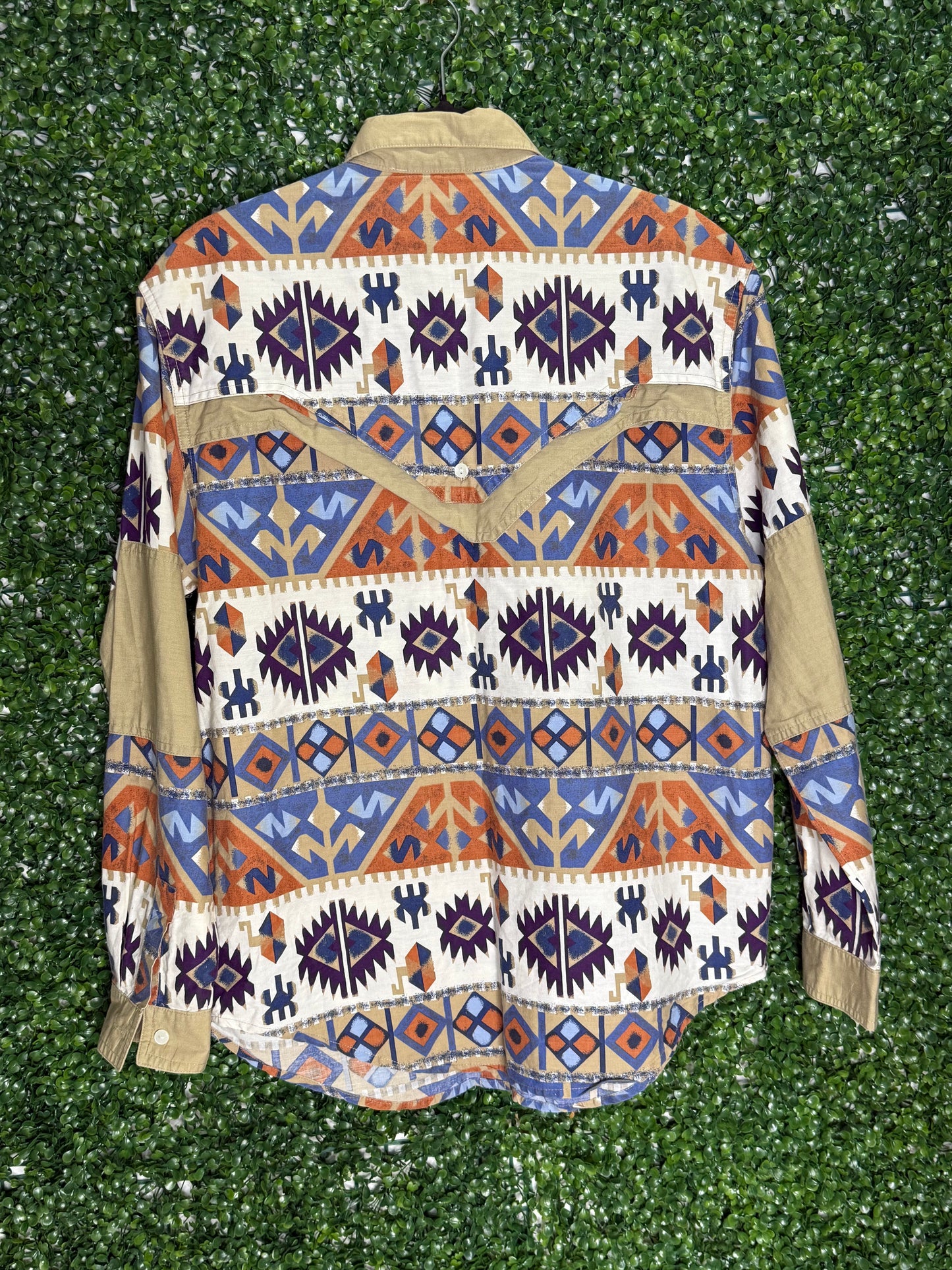 Adobe Rose Aztec Patterned Shirt