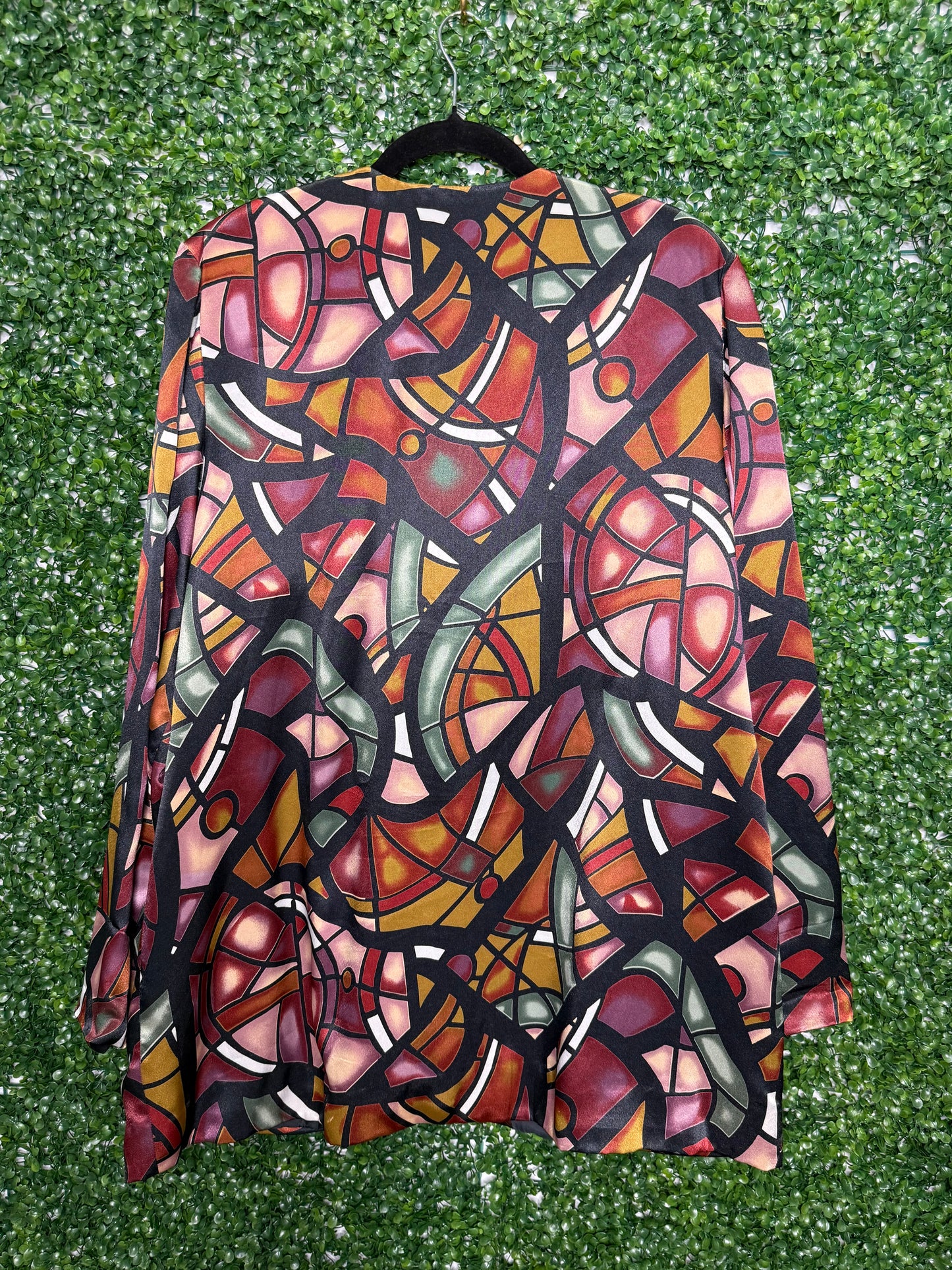 Stained Glass Patterned Blazer