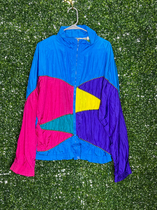Long Street TALL Vintage Colorblock Windbreaker