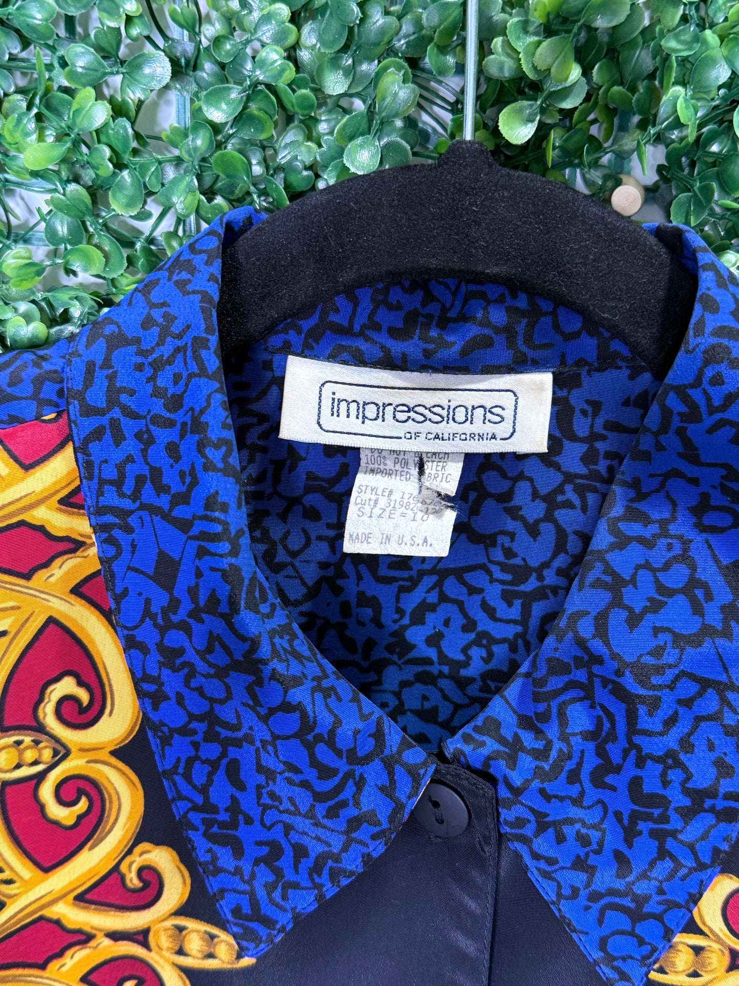 Impressions of California Vintage Button Up