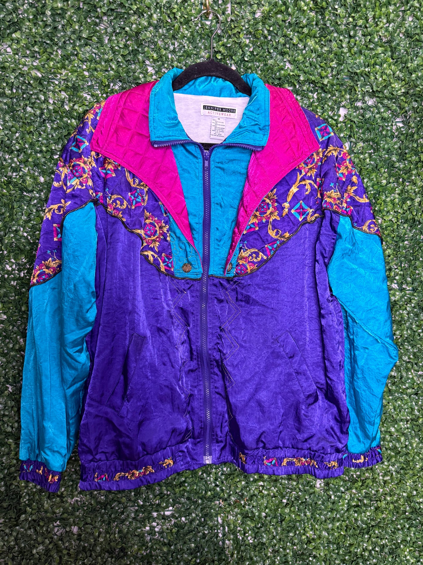 Jennifer Moore Active ware Vintage Windbreaker Set