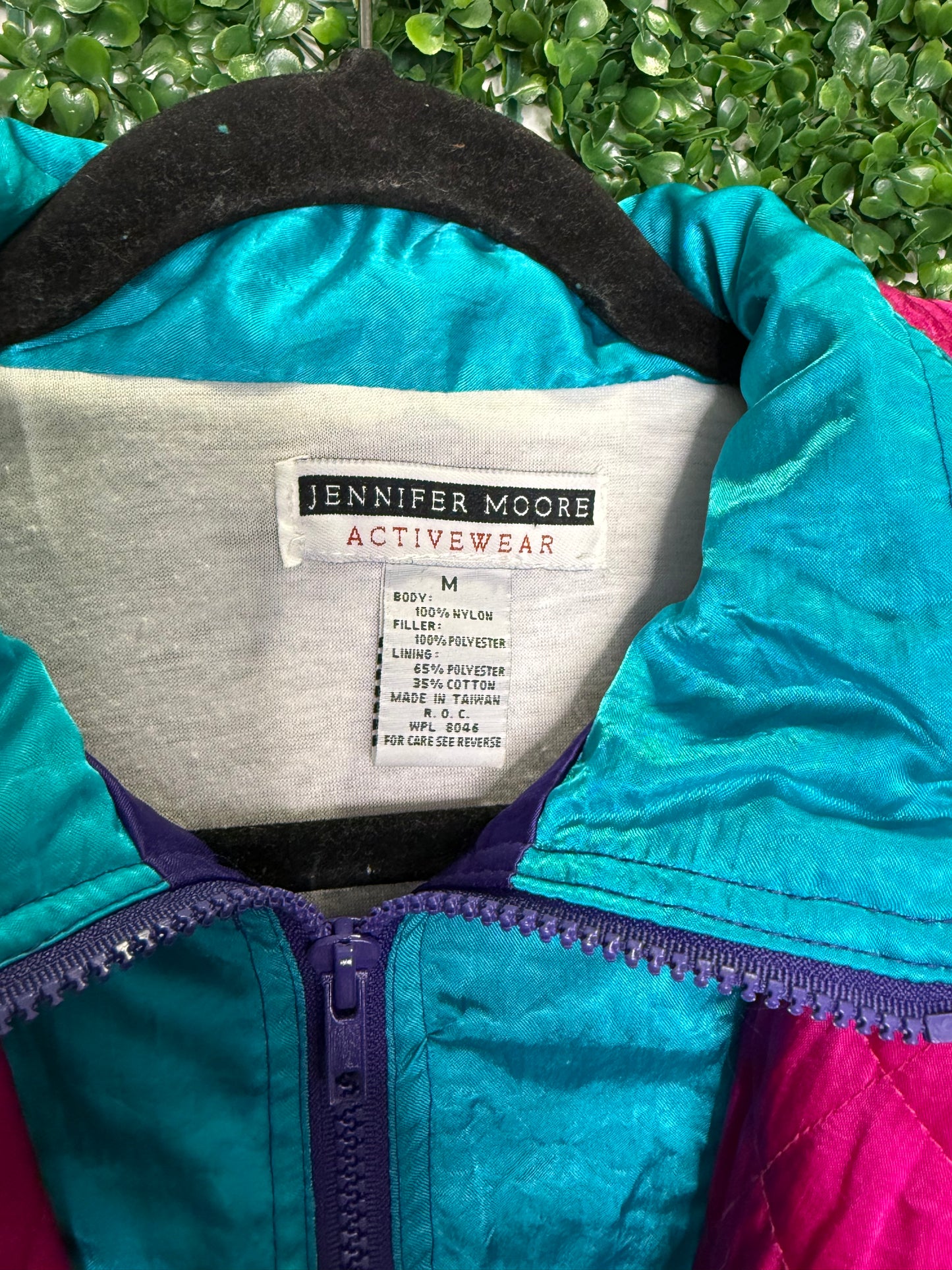 Jennifer Moore Active ware Vintage Windbreaker Set