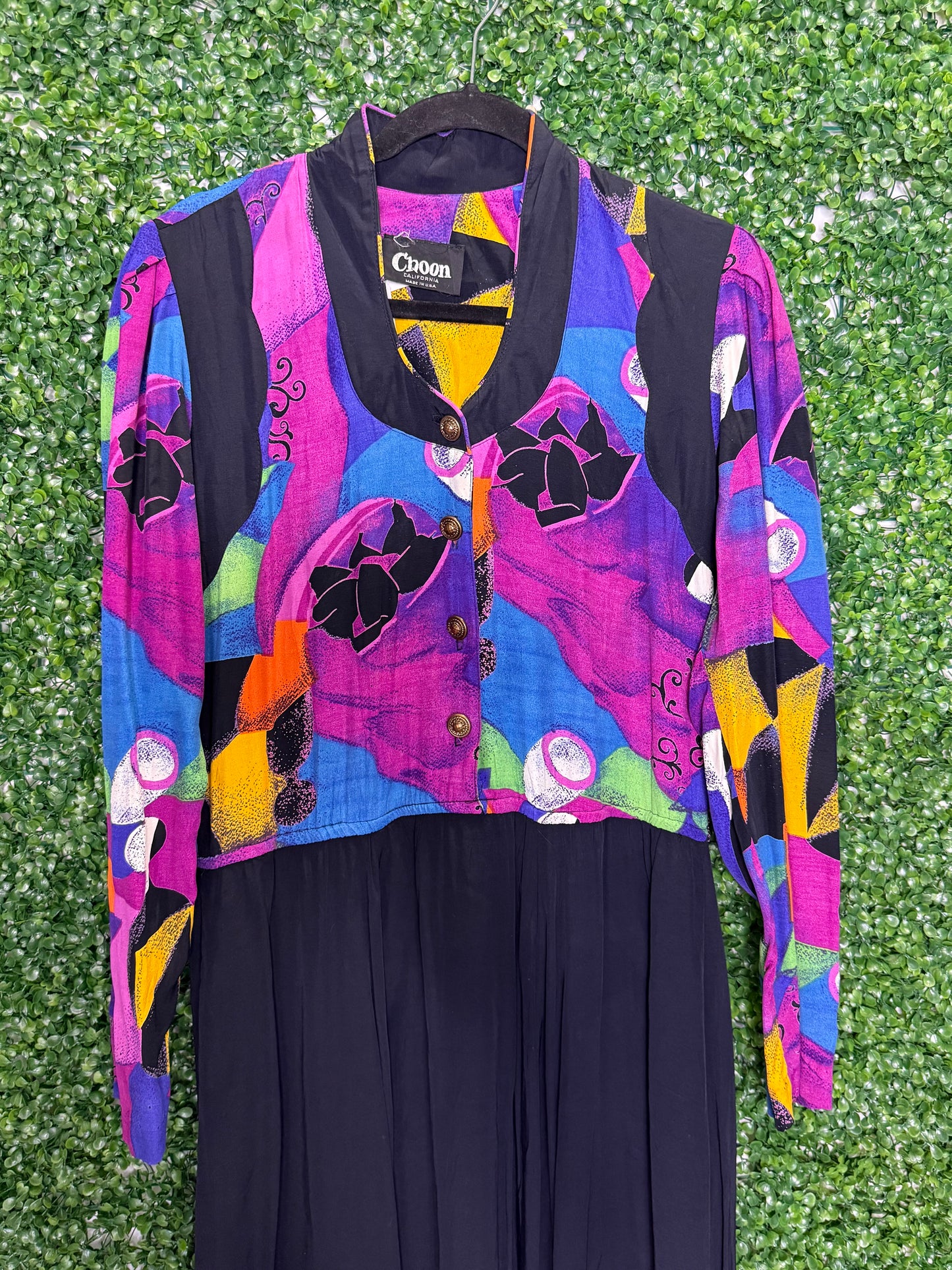 Choon Vintage Patterned Dress