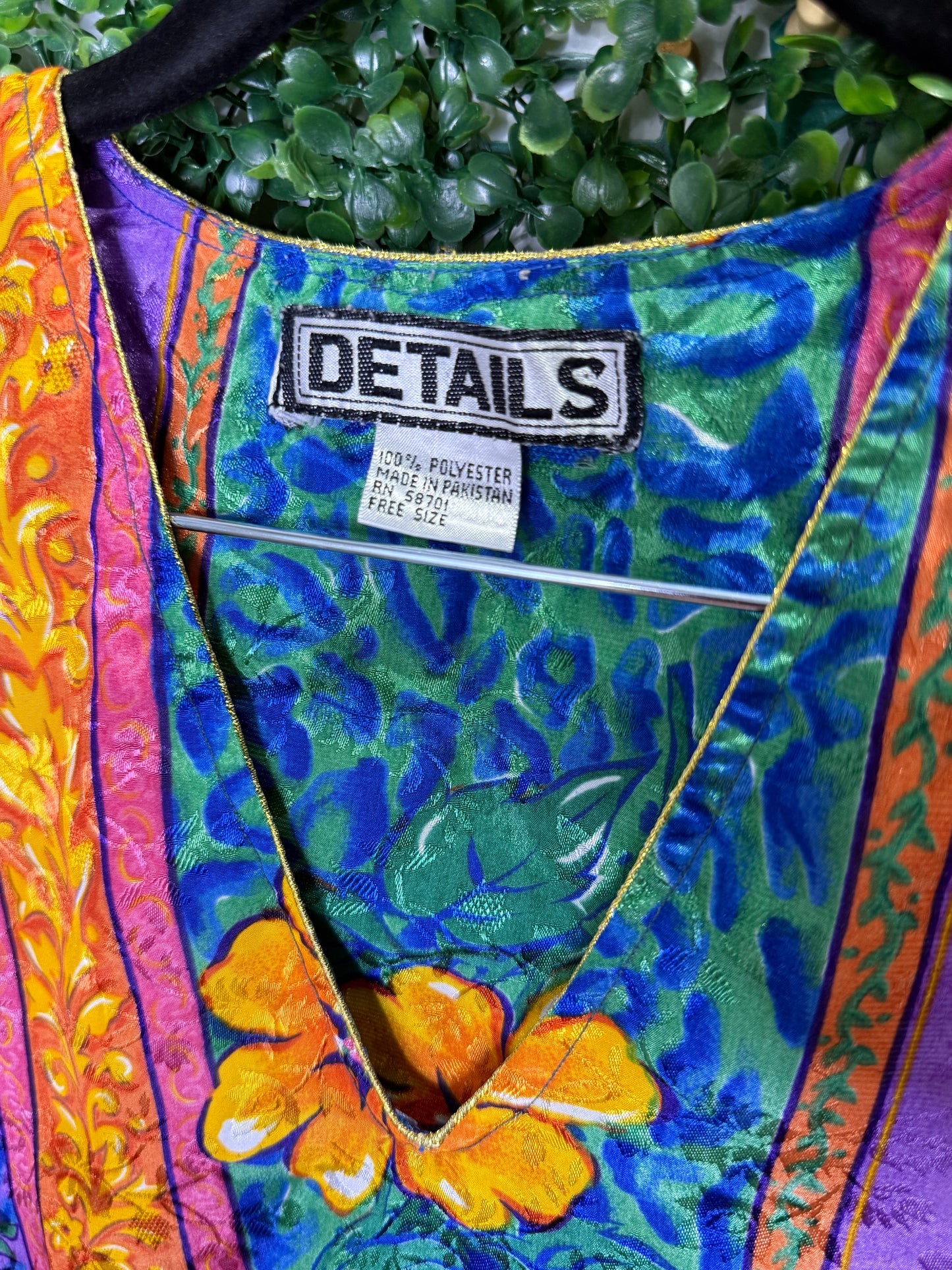 Details Floral Striped Vintage MuMu