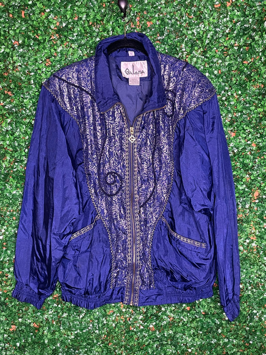 Galleria Vintage Navy Vintage Wind Breaker