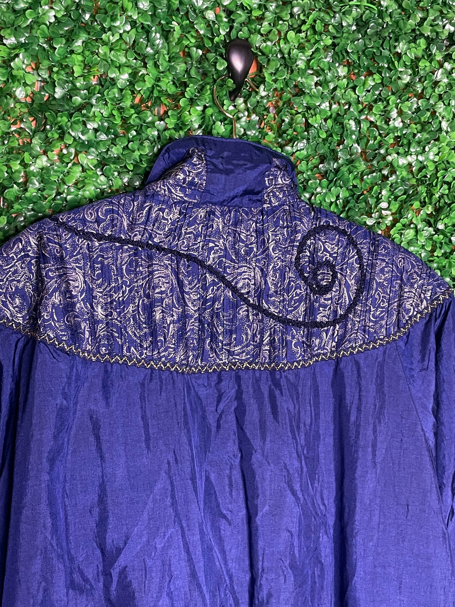 Galleria Vintage Navy Vintage Wind Breaker