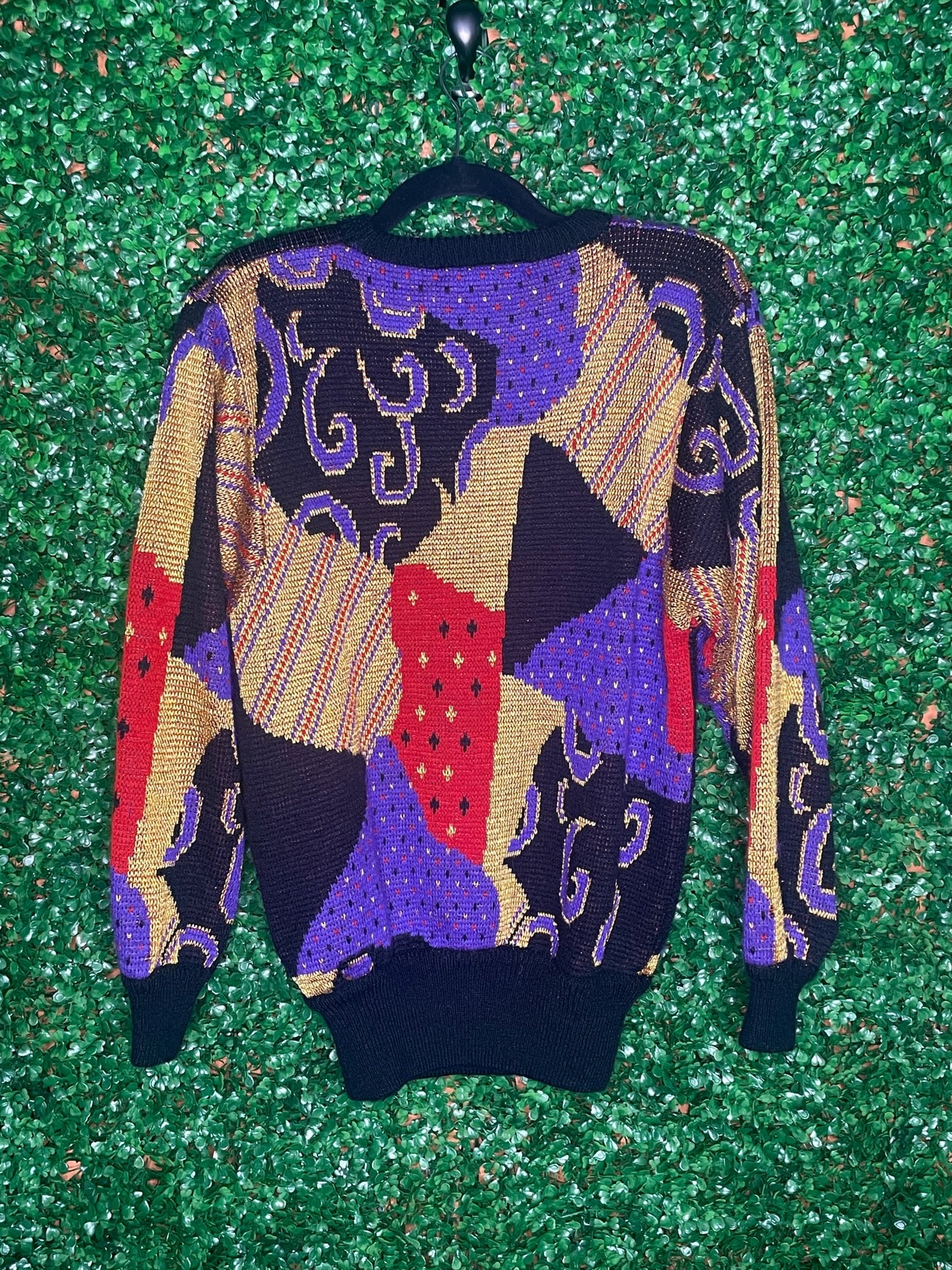 Counter Parts Vintage Geo patterned Long Sweater