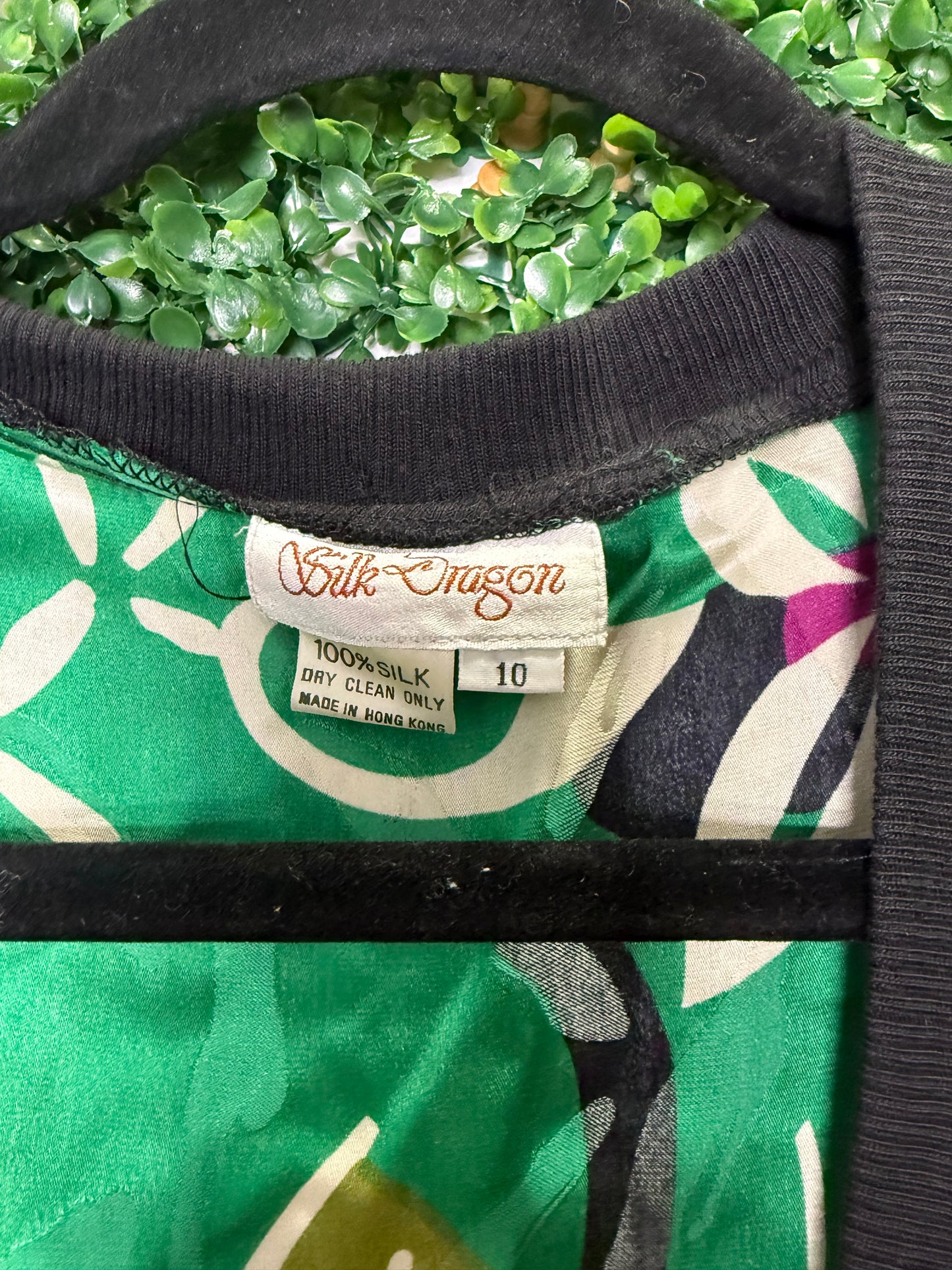 Silk Dragon Vintage Cardigan Top