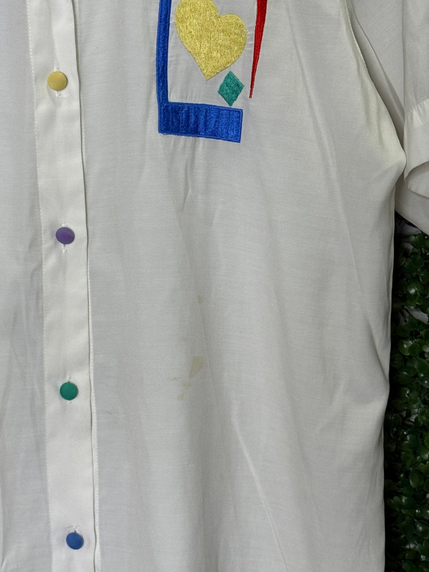 Flou Vintage Short Sleeve Button Up